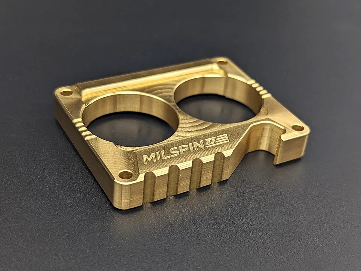 MILSPIN Brass Knuckle Cassette Tape Paperweight