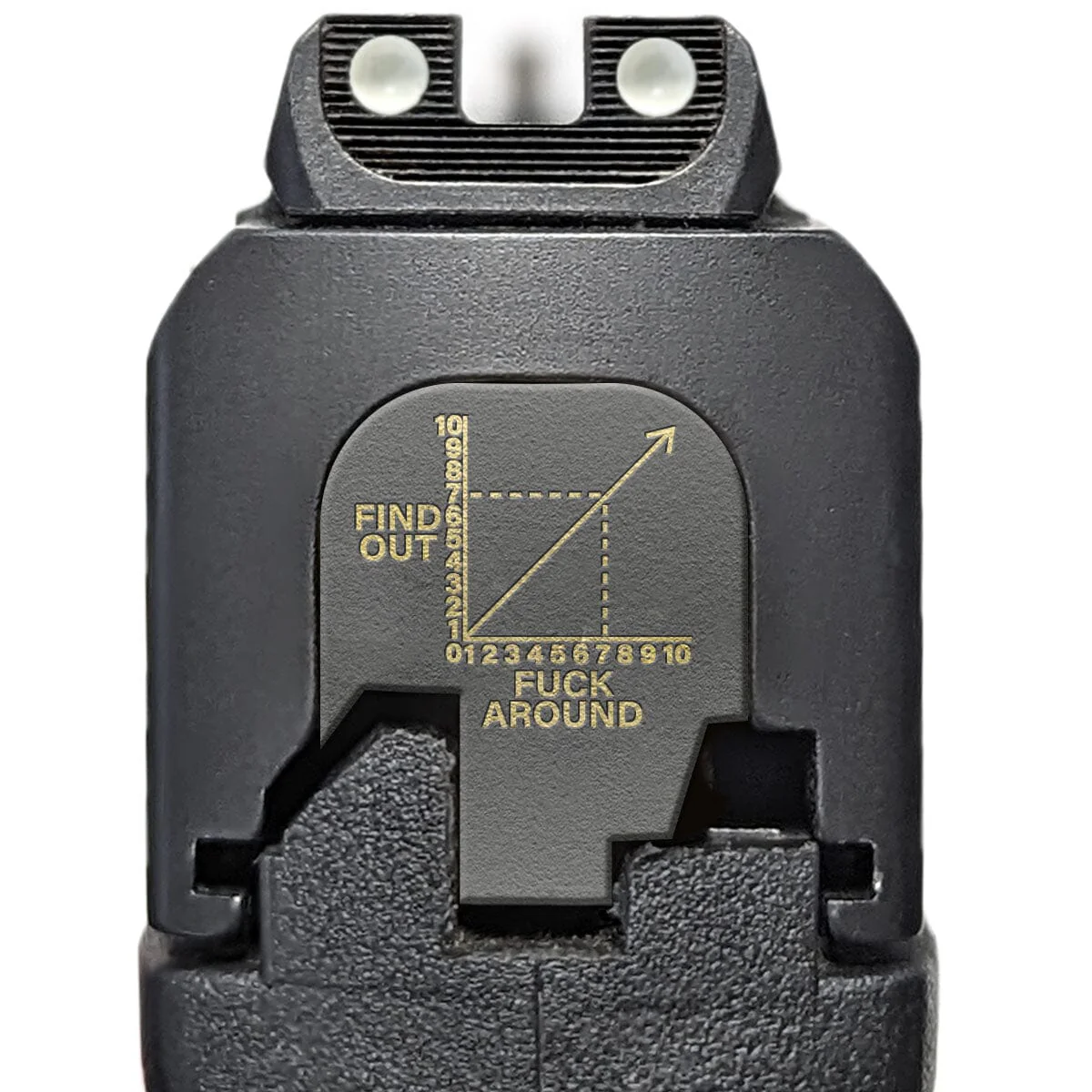 FAFO Chart Slide Back Plate - S&W