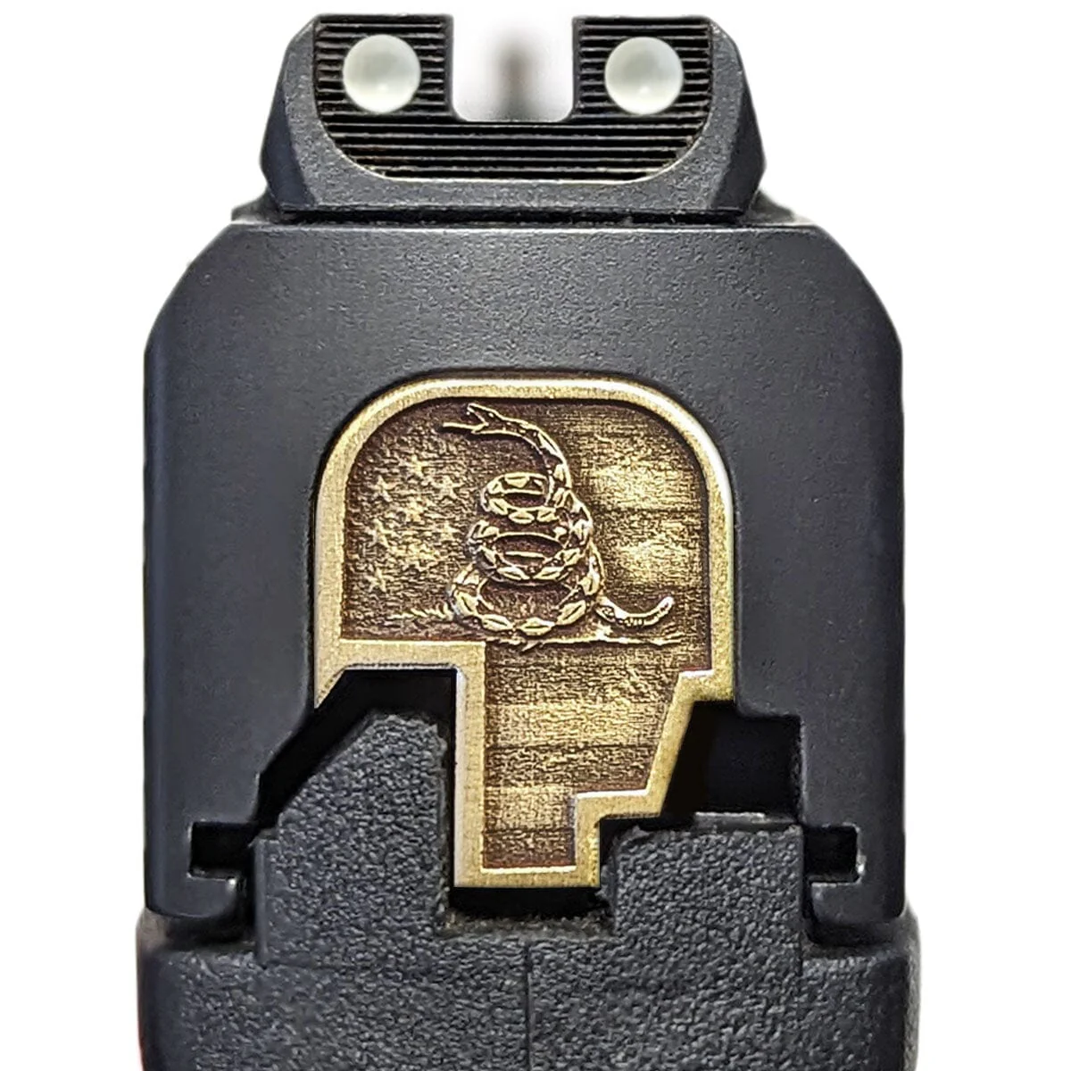 Gadsden Snake 3D Slide Back Plate - S&W