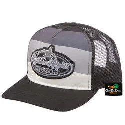 RIG'EM RIGHT WATERFOWL STRIPE FRONT HAT TRUCKER HAT