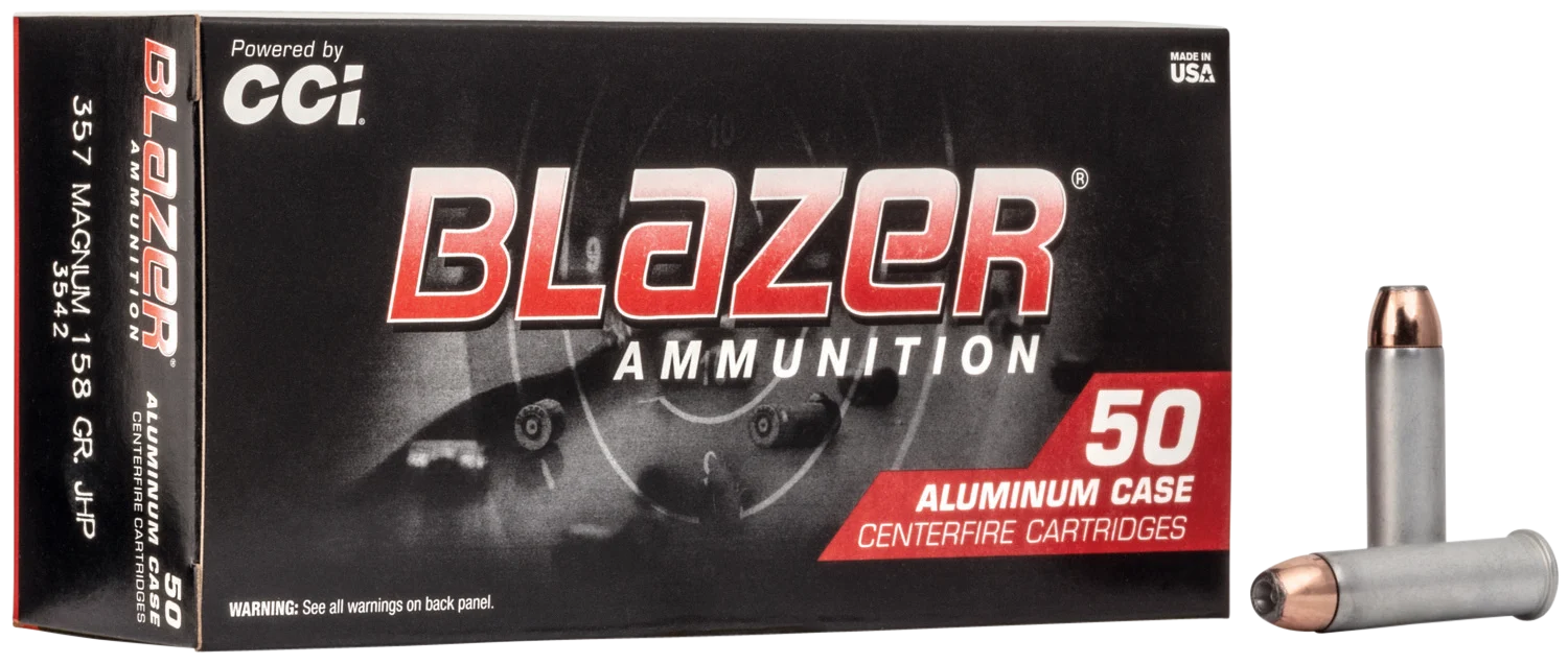 CCI Blazer Handgun 357Mag 158gr Jacket Hollow Point