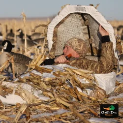 AVERY GREENHEAD GEAR SNOW COVER POWER HUNTER LAYOUT BLIND