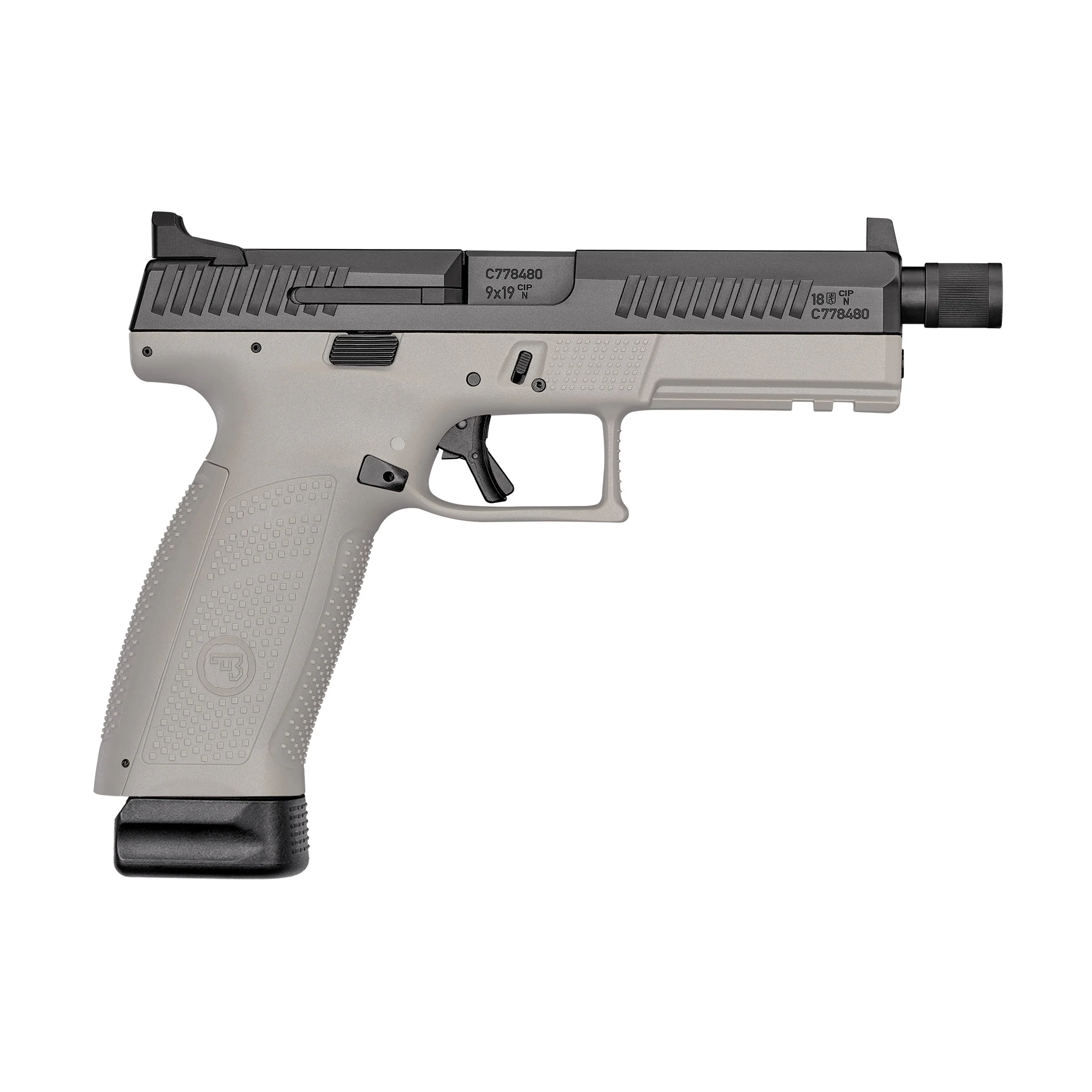 CZ P-10F Threaded Barrel, Night Sights, 9mm