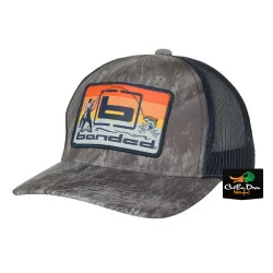 BANDED PERFORMANCE FISHING GEAR SUNSET LOGO TRUCKER HAT BALL CAP