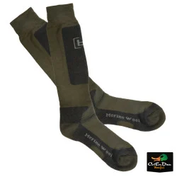 BANDED BASE MIDWEIGHT KNEE LENGTH MERINO WOOL SOCKS