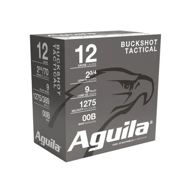 Aguila 12 Gauge 1CHB1320 Buckshot High Velocity 2.75" 00 Buck Shot