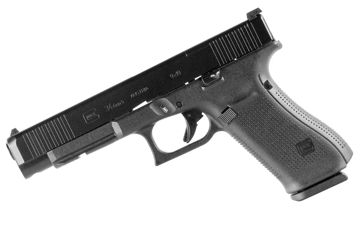 Glock 34 GEN 5 MOS 9mm - Black - Front Serrations