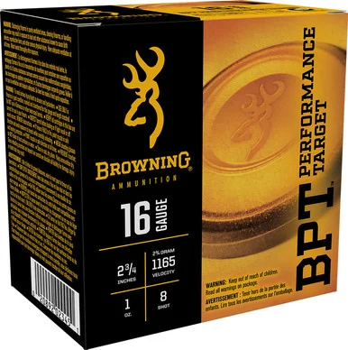 Browning BPT Performance Target 16 Gauge 2 3/4'' 1 oz #8 Shot