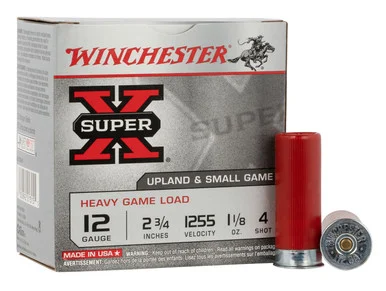 Winchester Super-X Heavy Game 12 Gauge 2.75'' 1 1/8 oz #4 Shot