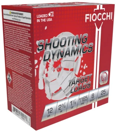 Fiocchi Target 12 Gauge 2.75" 8 Shot - 25RD