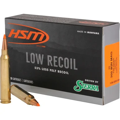 HSM .300 Winchester Mag Low Recoil 150gr PolyTip Ammo