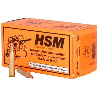 HSM .17 Remington Varmint 20gr PolyTip Ammo