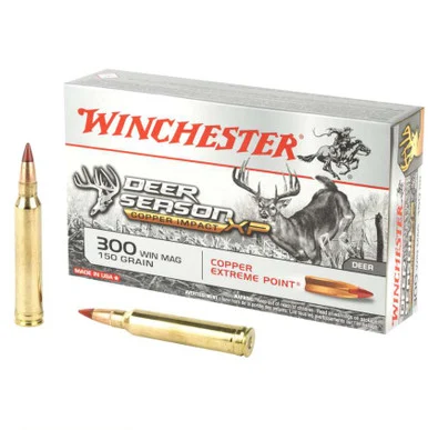 Winchester .300 Win Mag Deer Season XP Copper Impact 150gr Copper Extreme Point Ammo