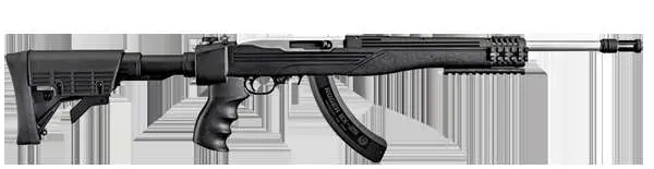 Ruger 1296 10/22 I-TAC Rifle .22 LR 16.5in Stainless 25rd Black Semi-Automatic