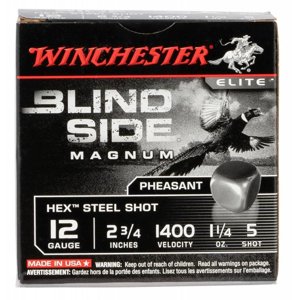 Winchester Ammo SBSPH125 Blindside12 Gauge 2.75" 1 3/8 oz 5 Shot 25 Bx/ 10 Cs