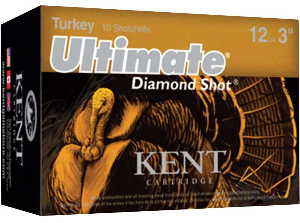 Kent Cartridge C123TK566 Ultimate Turkey 12 Gauge 3" 2 oz 6 Shot 10 Bx/ 10 Cs