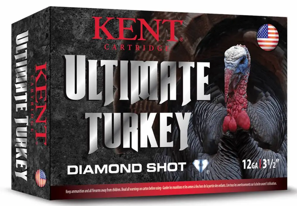 Kent Cartridge C1235TK634 Ultimate Turkey 12 Gauge 3.50" 2 1/4 oz 4 Shot 10 Bx/ 10 Cs