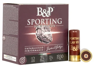 Baschieri & Pellagri (B&P) 12 Gauge 12B8SCH8 Sporting Clay Sporting 2.75" 1-1/8oz 8 Shot