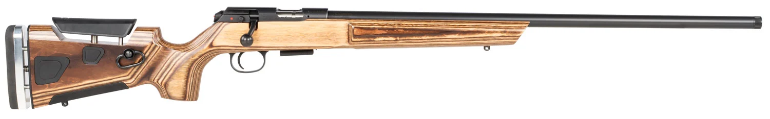CZ 2367 CZ 457 At-One Varmint .17 HMR 5+1 Bolt Action Rifle: Wood Fixed w/Adjustable Comb, Blued Right Hand