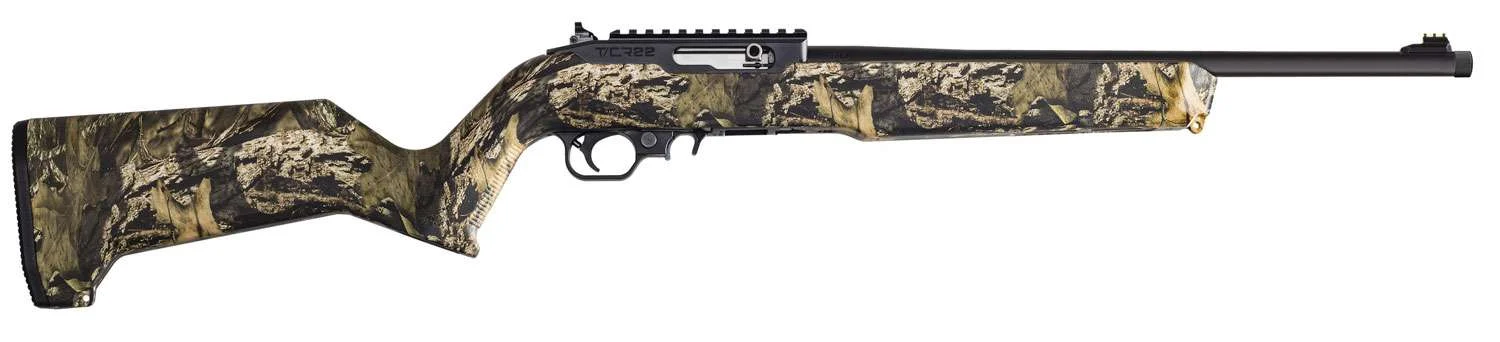 Smith & Wesson 12301 Thompson/Center R22 .22 LR 10Rd Rifle: Semi-Automatic, 17" Threaded MOBC Stock, Blue Finish, Fiber Optic Sights