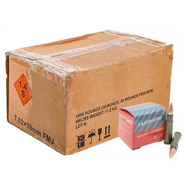 Century Arms 7.62x39mm BSP 122gr FMJ Ammo