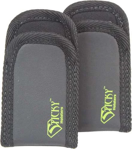Sticky Holsters MMPX2 X2 Mini Single Black w/Green Logo Latex Free Synthetic Rubber (2 Pack)