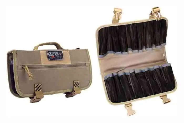 G*Outdoors GPS-T16MAGT Tactical magazine case(16)Pistol mags Tan 1000D Nylon