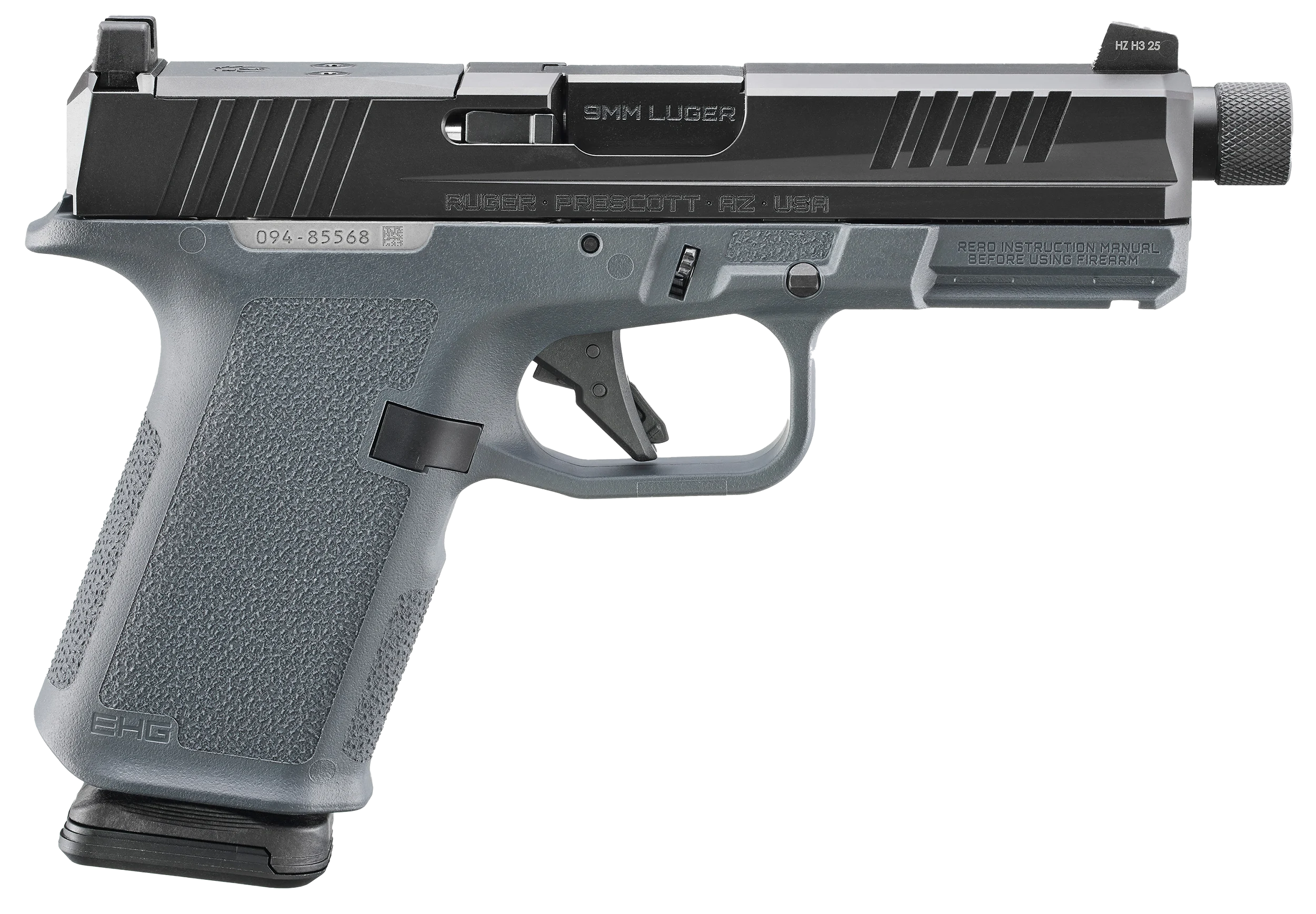 Ruger RXM, OR w/ TB & NS, 9mm