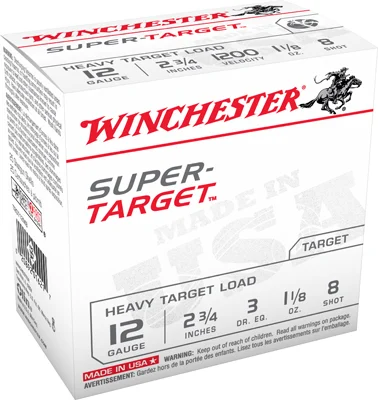 Winchester Super Target Heavy Load 12 Gauge 2.75'' 1 1/8 oz #8 Shot