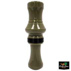 J.J. LARES SMALL BORE T-1 TIMBER ACRYLIC DUCK CALL - POLISHED OD GREEN