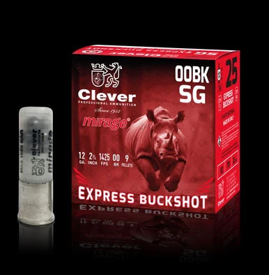 Clever Express 12 Gauge #00 Buckshot 2-3/4" 9 Pellet