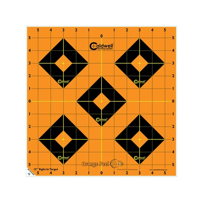 Caldwell Orange Peel Sight-In Target 12" - 5 Pack