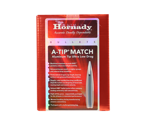 Hornady: 6.5mm .264, 153gr, A-TIP Match 500/Box