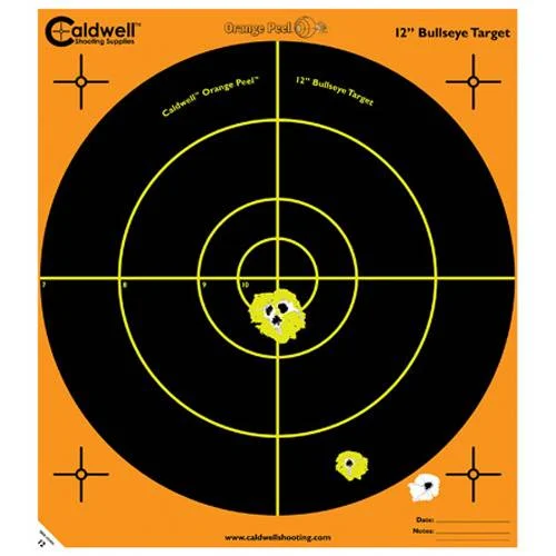Orange Peel 12" bulls-eye: 10 sheets