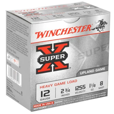 Winchester Super-X Heavy Game Load 12 Gauge 2.75" 1 1/8 oz #8 Shot