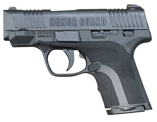 Honor Defense HG9SC1M Subcompact 9mm 1Mag/1BST Black Pistol: Compact design, lightweight, and easy to carry.