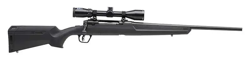 Savage 57477 Axis II 6.5 Creedmoor 4+1 Bolt Rifle: Matte Black Stock, Bushnell 3-9x40mm Optic