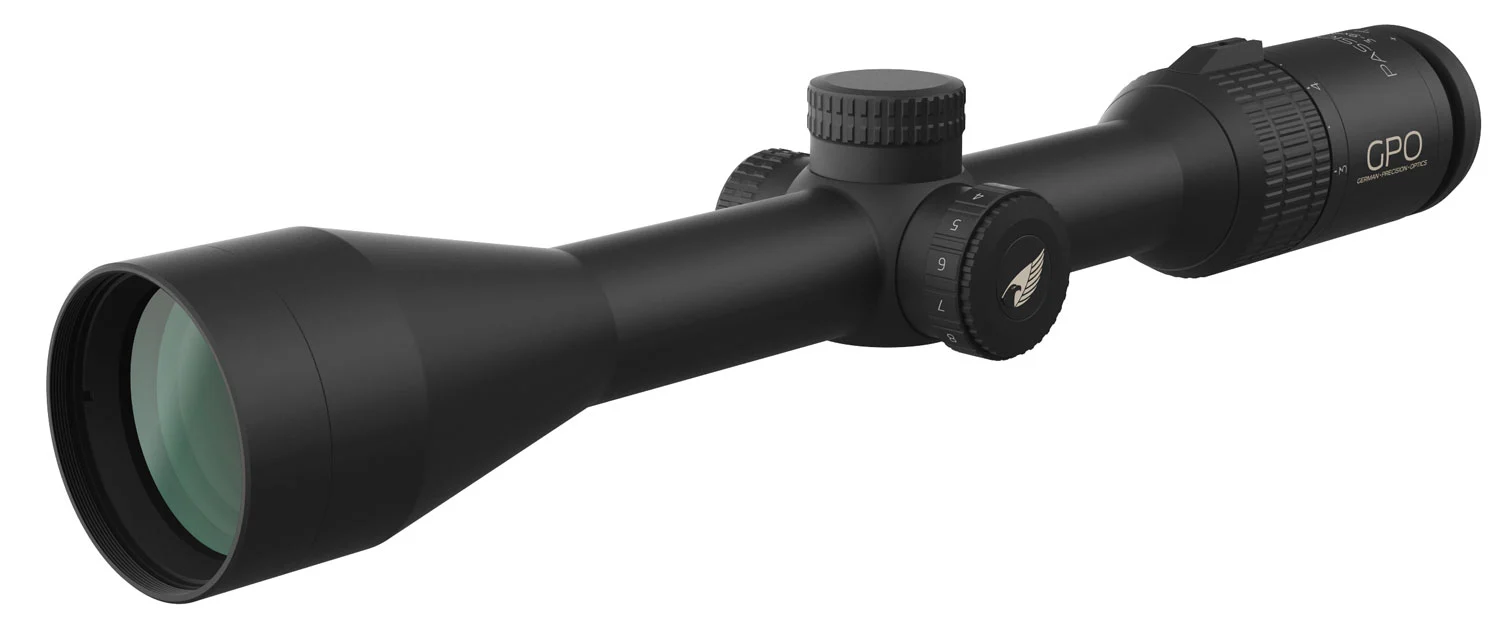 GERMAN PRECISION OPTICS R320 Passion 3X3-9x 40mm Obj 36-12 ft @ 100 yds FOV 1" Tube Black Finish iControl Illuminated G4i Recticle