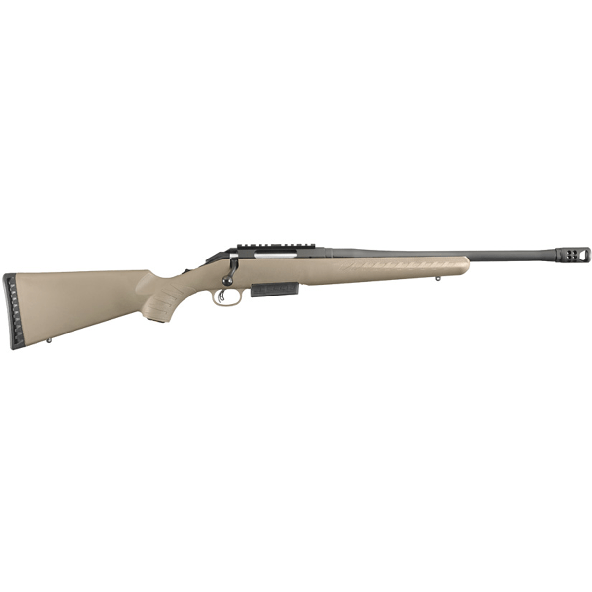 Ruger American Ranch FDE Rifle .450 Bushmaster Rifle