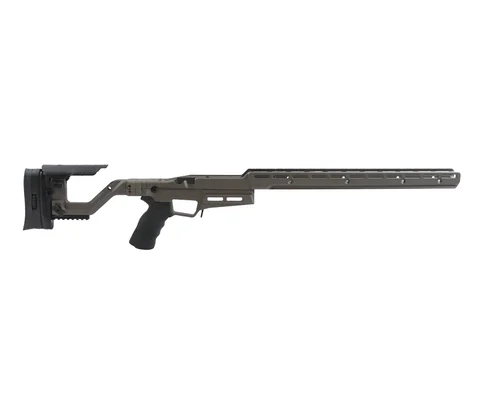 Accuracy International: AT-X AICS, Remington 700 SA, Long Upper Chassis, M-LOK, Tungsten