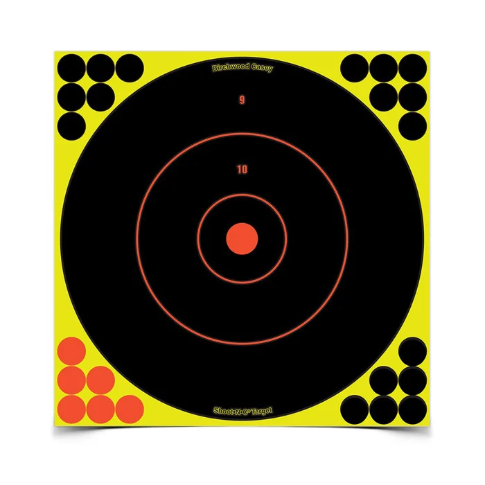 SHOOT-N-C Bull's Eye Targets - 12" 12 Pack