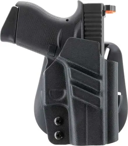 1791 Gunleather TACPDHOWBGLOCK43BLKR TAC-PDHBlack Kydex OWB fits Glock 43, 43x Right Hand