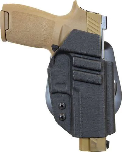 1791 Gunleather TACPDHOWBP320BLKR TAC-PDHBlack Kydex OWB Sig Sauer P320 Right Hand
