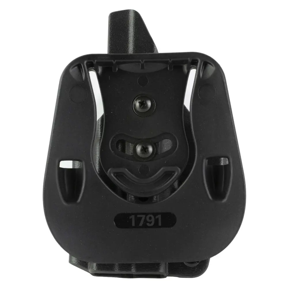 1791 Gunleather TACPDHOWBSHIELDBLKR TAC-PDHBlack Kydex OWB S&W Shield 9/40 Right Hand
