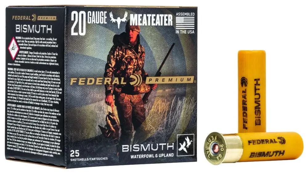 Federal PBIX2445 Premium Bismuth 20 Gauge 3" 1 1/8 oz 5 Shot 25 Bx/ 10 Cs