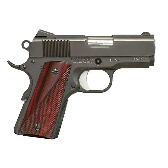 Fusion Firearms 1911BANTAM45 Freedom .45 ACP 6+1 Pistol: Black Oxide, Cocobolo Grip, Concealed Carry Ready