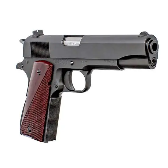 Fusion Firearms 1911-Government-45 Freedom Government .45 ACP 8+1 Pistol Black Oxide, Cocobolo Grip, Classic Mil-Spec Style