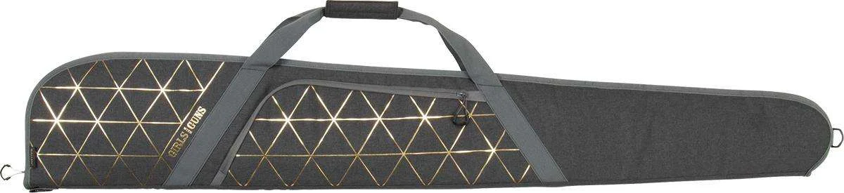 Girls With Guns 9052 Foil Gun Case Heather Gray w/Gold Foil 52" Shotgun