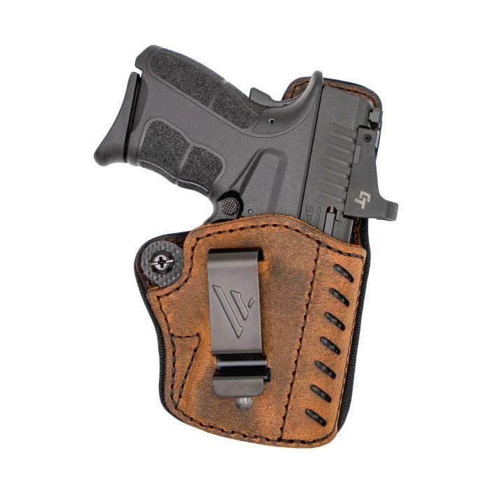 Versacarry CFD211365 Comfort Flex DeluxeDistressed Brown Buffalo Leather IWB Sig P365 Right Hand