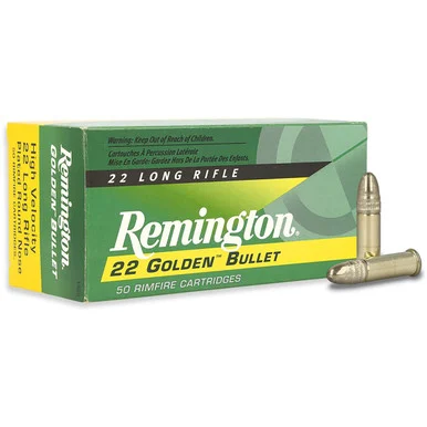 REMINGTON 22 LR HIGH VELOCITY-40GR PLATED LRN 50RD 100BX/CS